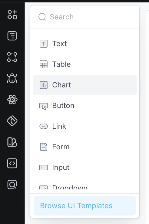 Add Components Left Sidebar Add Components Left Sidebar